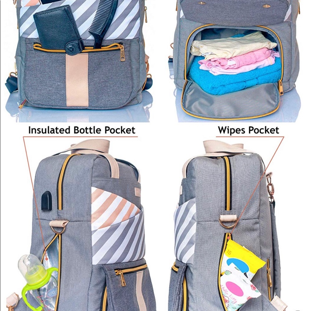 Backpack Diaper Bag - Picture 2 of 3